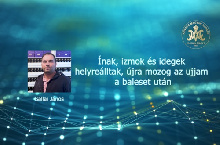 Ínak, izmok és idegek helyre álltak, újra mozog az ujjam a baleset után – Sallai János